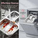 Microwavable 304 Stainless Steel Lunch Box 2/3 Compartment Bento Box Leakproof Food Storage Containers Adults Kids School