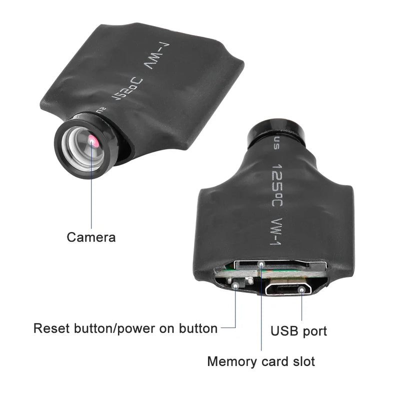 120° Wide Angle Wifi DIY Mini Camera 1080P Video Recorders Motion Push Home Baby Monitor Mini Size Camcorders Wifi Remote View