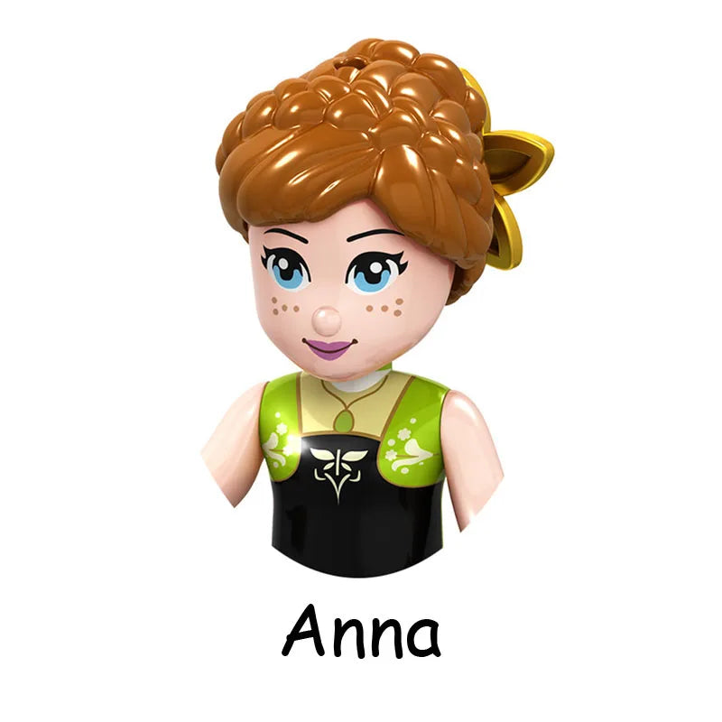 SLUBAN Girl Princess Royal Carriage Wagon Horse Racing Party Model Building Blocks Enlighten Action Figure Toys For Children