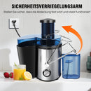 BRIEFNES 1000W Juicer, Centrifugal Juicer Machines Whole Fruit and Vegetable, 65mm Wide Mouth Juicer Extractor with 2 Speed