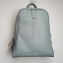Women 100% Full Grain Genuine Cow Leather White Gray Beige Blue Yellow Black Backpacks Ladies Schoolbag Teenagers Cowhide Bag