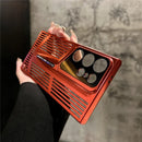 Luxury Heat Dissipation Cooling Case For Samsung Galaxy S25 S24 Ultra S23 Plus S22 Camera Protection Shockproof Bumper Cover