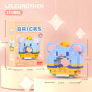 Cartoon Building Block Donut Series Cute Animal Micro-Particle Children's Educational Assembly Toys Children's Day Gift