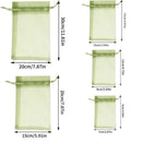 1-200pcs Organza Drawstring Pouches, Gift Bags Candy Jewelry Party Wedding Favor Bags Gift for Christmas Candy Wedding Birthday