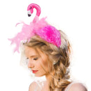 1pc Flamingo Headband Cosplay Decoration Halloween Valentine's Day Cute Girls Birthday Party Hawaiian Pink Accessories