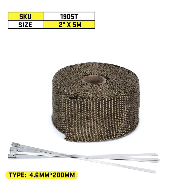 Free Shipping Motorcycle Exhaust Thermal Exhaust Tape Header Heat Wrap Resistant Downpipe For Motorcycle Car Accessories