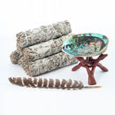 1-50PCS White Sage & Palo Santo for Smudging, Healing Purify Natural Incense Sticks Wooden Smudging Strips Aroma Diffuser Stains