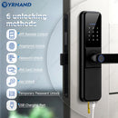 YRHAND Tuya wifi App Unlock fechadura Biometric eletronica digital Waterpoof Fingerprint IC card Smart Door Lock for Home