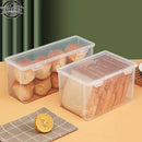 Bread Container Storage Box Kitchen Dispenser Bread Boxes Baking Bread Cake Containers Airtight Box Refrigerator Clear Kitchen