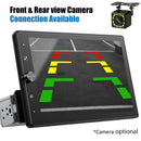 ESSGOO 10.4" Car Stereo Single DIN Wireless CarPlay Android Auto Rotatable Touch Screen Bluetooth GPS Nav Radio Player Head Unit