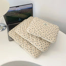 Floral Laptop Sleeve Quilted Laptop Carrying Case Protective Cute Computer Sleeve for 11-15 Inch Laptop Tablet