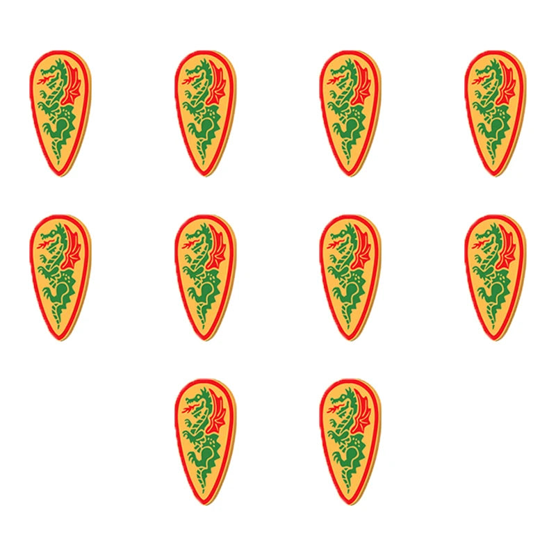 MOC Medieval Accessories Series Building Blocks Military Army Soldier Armour Shield Helmet Sword Crown Weapon Knight Bricks Toys