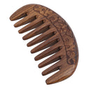 Taschenkamm aus Holz, Natur-Schwarz-Gold-Sandelholz, superbreiter Holzkamm, antistatischer Läuse-Bartkamm, Haarstyling