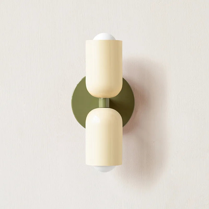 Nordic Wall Lamp LED Simple Macaron Home-Appliance Indoor Lights Bedroom Bedside Study Living Room Decoration Lighting Fixtures