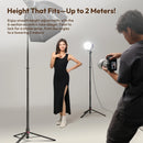 Ulanzi AT-05 2M Heavy Duty Light Stand Foldable Tripod with 1/4" Universal Mount for Photography Video Lights Cameras Livestream