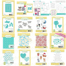 Valentine's Day Love Heart Metal Cutting Dies Clear Stamps Stencil for Scrapbook Diary Decoration Embossing Template DIY Card