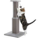 The Tall Timber | 81cm Natural Sisal Cat Scratching Post with Removable Toy