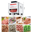 The Butcher's Edge | 850W Stainless Steel Commercial Meat Slicer & Grinder