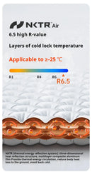 Naturehike Camping R6.5 Inflatable Mattress Air Mat Thick Sleeping Pad Ultralight Portable Outdoor Travel Hiking Damp Proof Mat
