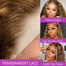 4/27 Deep Wave Lace Frontal Wig 13x4 HD Deep Wave Human Hair Wigs Pre Plucked Natural Hairline Transparent Lace Human Hair Wig