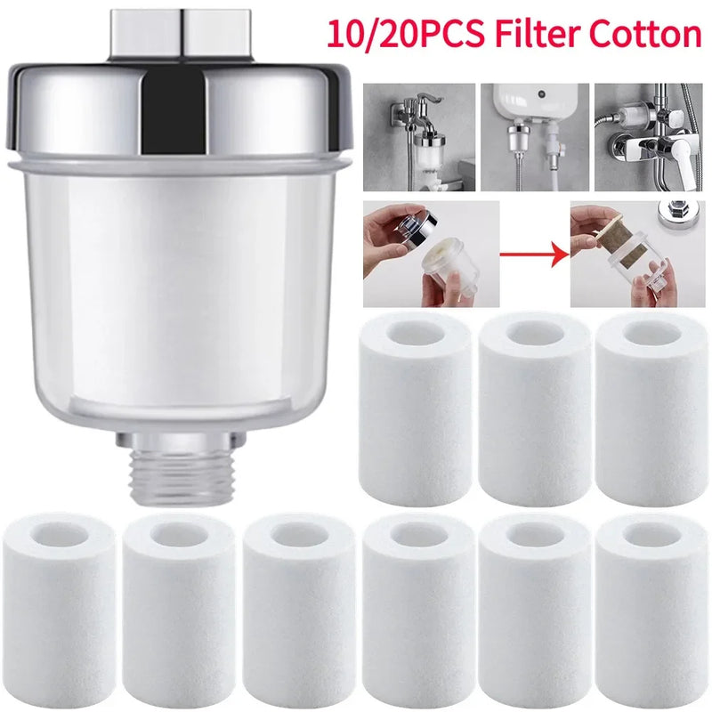 Universal Faucet Filter Water Outlet Purifier Kits Kitchen Bathroom Shower Filter with PP Cotton High Density Filtration System