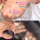 200 Density 13x4 HD Chocolate Brown Body Wave Lace Front Wig Human Hair Pre Plucked