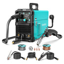 bestarc MIG Welder, MIG145 145Amps Gas MIG/Gasless MIG/Lift TIG/Stick 3 in 1 MIG with Digital Screen Display, 220V Single Phase
