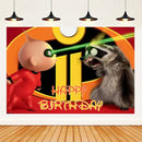 Cartoon The Incredibles Theme Boy Birthday Party Latex Balloons Cake Topper Banner Background Baby Shower Supplies For Kids Gift