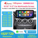 Linux Multimedia Screen Wireless CarPlay Android Auto for Mercedes-Benz W205 W176 GLC A C V Class W447 CLA GLA 2015-2018 NTG5.0