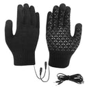 Electric Heated Gloves Winter Gloves Motorcycle Bicycle Snowboard Thermal Windproof Gloves Warm Touch Screen Full Finger Gloves