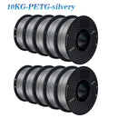 10KG 1.75mm PETG Filament Tangle-Free, High Quality 3D Printing Eco-friendly Plastic Consumables 22LBS, vacuum packaging 3D Prin