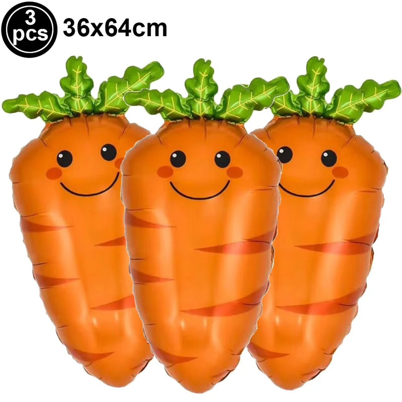 Easter Theme Disposable Tableware Cute Cartoon Rabbit Pattern Paper Plates Cups Napkins Kids Easter Party Decoration Supplies