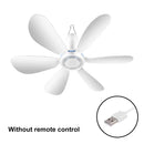 Usb Ceiling Fan 6-blade Silent Electric Fan 4-speed Ceiling Fan Outdoor Hanging Camping Tent Fan Cooling Tools