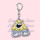 Cartoon Cute Keychain Key Chain Ring for Bag Cipher Baby Keyring Jewelry Anime Gravity Fans Halloween Christmas Gifts