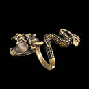 Vintage Dragon Adjustable Rings for Men Women Gothic Animal Finger Opening Ring Punk Hiphop Party Fashion Jewelry Accessories
