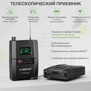 PTM-10 In Ear Monitor Wireless System UHF Stereo Audio Transmitter and Bodypack Receiver 900MHz/500MHz Metal Phenyx pro