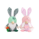 1/2Pcs Rabbit Ear Dwaft Handmade Cotton Ornaments Easter Faceless Gnomes Bunny Household Decoration for Spring Holiday Party