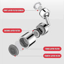 SHAI Universal Splash Faucet Spray Head 720 Grad drehbarer Wasserhahnfilter Wasserperlen-Armaturenbelüfter Küchenarmaturdüse