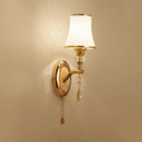Nordic Wall Lamp with Switch Living Room Bedroom Bedside Modern Simple Led Indoor Wall Lights Glass Shade Decor Miroir Mural
