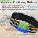 4G Pet GPS Tracker Smart Wearable Collar for Dogs Cats Real-Time GPS Wi-Fi Location Tracking IP67 Waterproof  No subscription