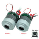 Bürstenloser Elektrolüftermotor DC7.4V/12V 80W/120W 140W Hochleistungs-Saugleistung Metalllaufrad für Staubsauger
