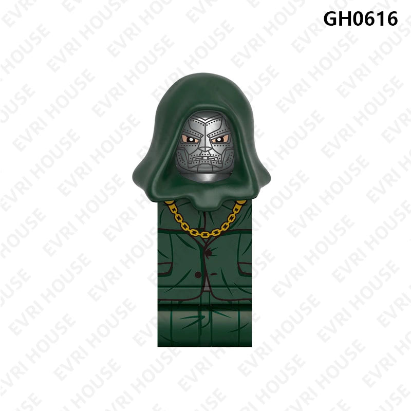 GH0616 Mini Action Figures Bricks Assembly Building Blocks Accessory Toys for Children