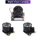 Raspberry Pi 4 IR-CUT Camera Night Vision Focal Adjustable 5MP Fish Eye Auto Switch Day-Night for Raspberry Pi 3 Mode B+/4B