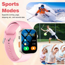 Smart Watch with 2.02-Inch HD Display – Wireless Calling/Dialing, Alarm/Message Notifications, Fitness Tracking, Music Control.