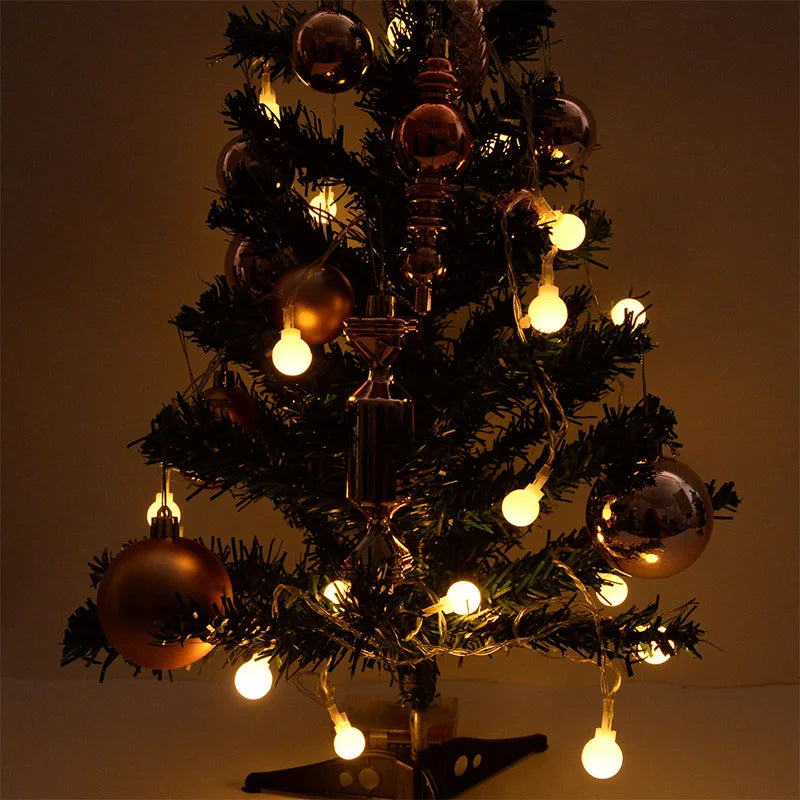 24Inch Mini Artificial Christmas Tree Xmas Desktop Decoration For Home Noel Navidad Ornaments 2023 New Year Kids Gifts DIY Craft