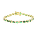 Various Shaped Geometric Bezel Cubic Zirconia 5A CZ Tennis Chain Bracelet Classic Fashion Women Jewelry