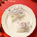 2025 Chinese New Year Snowflake Crispy Packaging 100Pcs 7x10cm Baking Cookie Machine Sealed Candy Bags