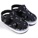 Summer Newborn Baby Fashion Soft Crib Shoes First Walker Anti Slip Sandals Shoes Boy Girl  Prewalker Canvas Casual Shoes 0-18M