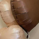 5PCS 18-inch retro cream love caramel chocolate heart-shaped balloon decoration