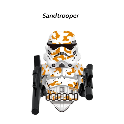 ARC Trooper Fives Clone Trooper Waxer Building Block Wolfpack Boil Shadow Imperial Stormtrooper Commander Sandtrooper Bricks Toy